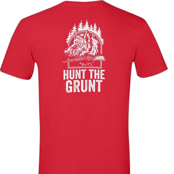 Hunt The Grunt Hog Hunting T Shirt - Picture 7 of 10